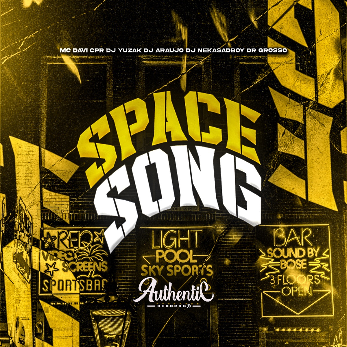 Space Song (feat. DJ YUZAK, DR.GROSSO & DJ ARAUJO) - Single by Mc Davi Cpr & DJ NEKASADBOY album cover