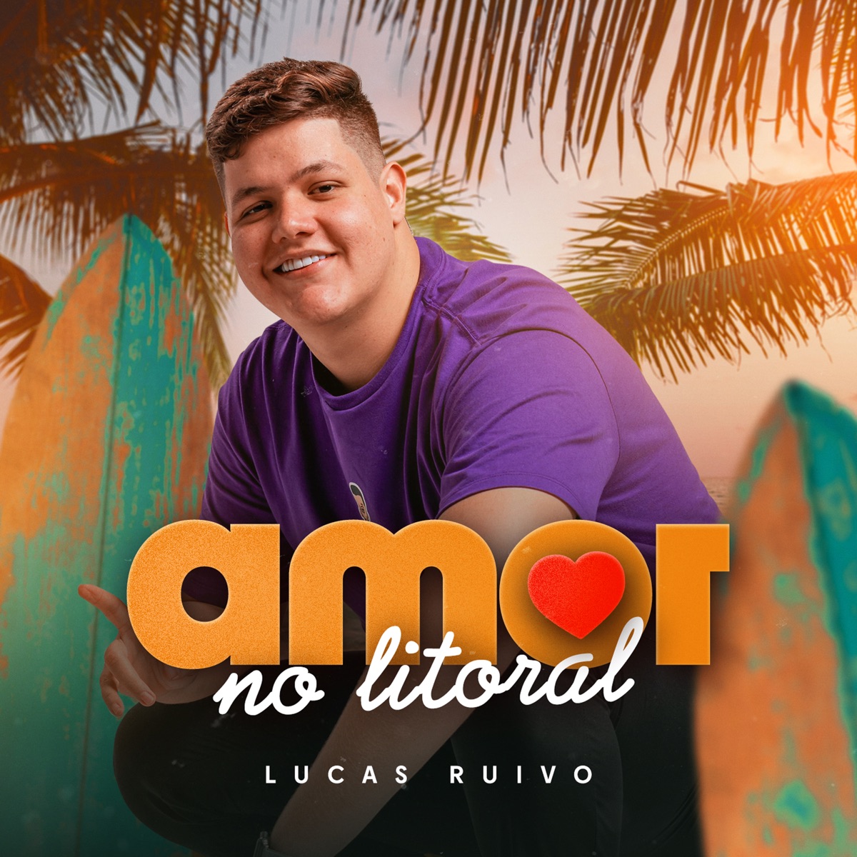 Amor No Litoral - Single by Lucas Ruivo album cover