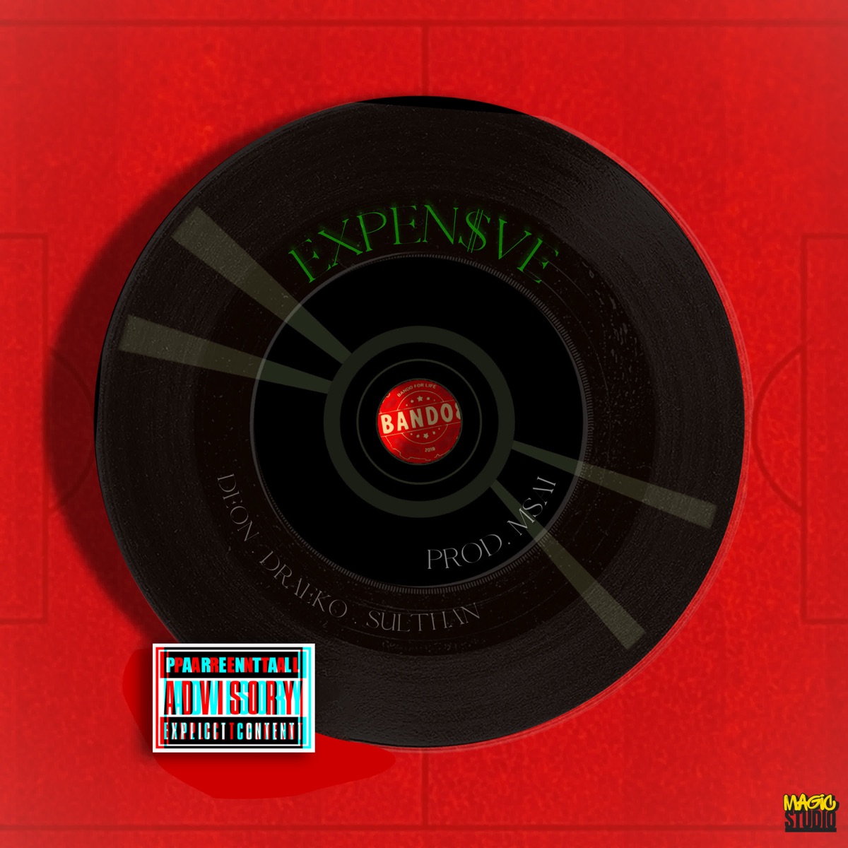 EXPEN$VE (feat. Bando B & Msai) - Single by Deon, DraeKo & SULTHAN album cover