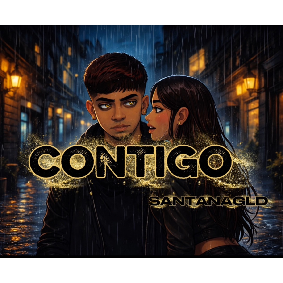 CONTIGO STN - Single by SANTANAGLD album cover