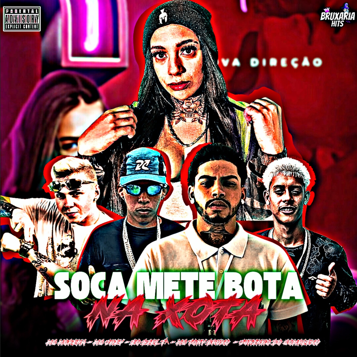 Soca Mete Bota na Xota (feat. Mc Morena & Mc Jhey) - Single by Mc Tony Bruxo, Eo Biel Tá & Juninho Do Complexo album cover