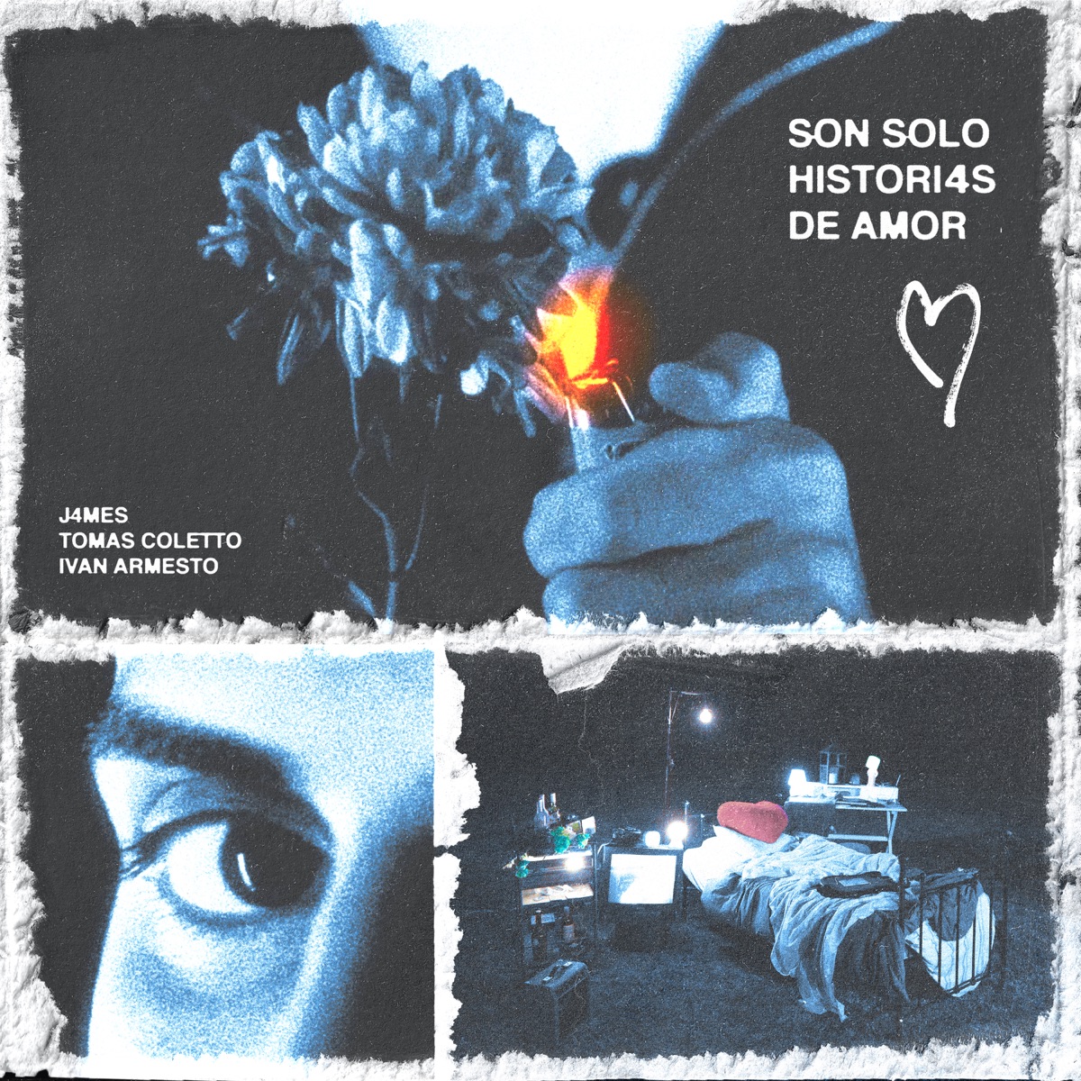 Son Solo Histori4S de Amor - Single by J4MES, Tomas Coletto & Ivan Armesto album cover