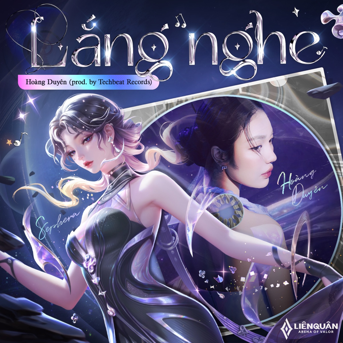 Lắng Nghe (Theme song Sephera NoVa) - Single by Liên Quân Mobile & Hoàng Duyên album cover
