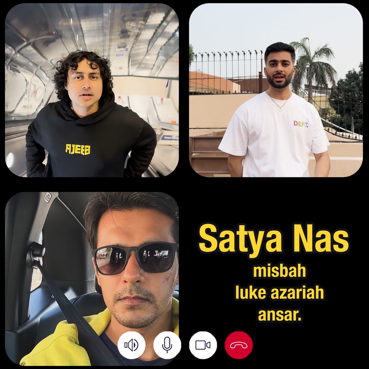 Satya Nas - Single by Misbah, Ansar & Luke Azariah album cover