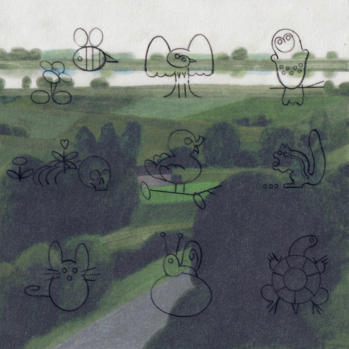 Doodles in the Wild by Foam & Lenny Loops album cover