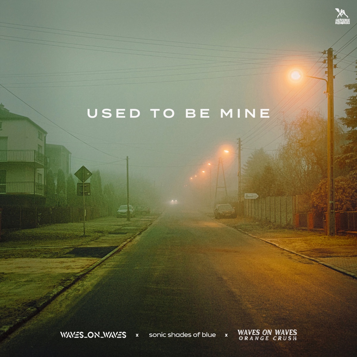 Used to Be Mine - Single by Waves_On_Waves, Sonic Shades Of Blue & Waves On Waves Orange Crush album cover