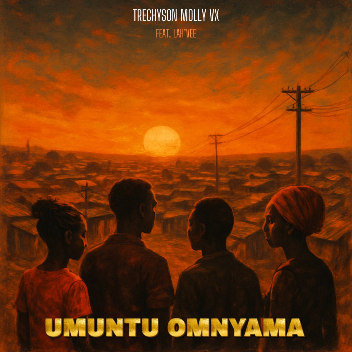 Umuntu Omnyama (feat. Lah'Vee) - Single by Trechyson Molly vx album cover