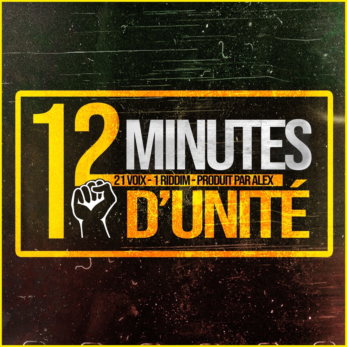 12 minutes d'unité (feat. Banos, Ironleg, Rivaï, Yves Hdz, ousmane, S'Mir, Tiyab, El Fanjo, Fredo, gromans, Gwaan, dhamma djarra, Zazakely, selecta antwan, AR€$, Niko, Emezi, Melopée & Jo2plainp) - EP by Grezou, Uman & Maylan Manaza album cover