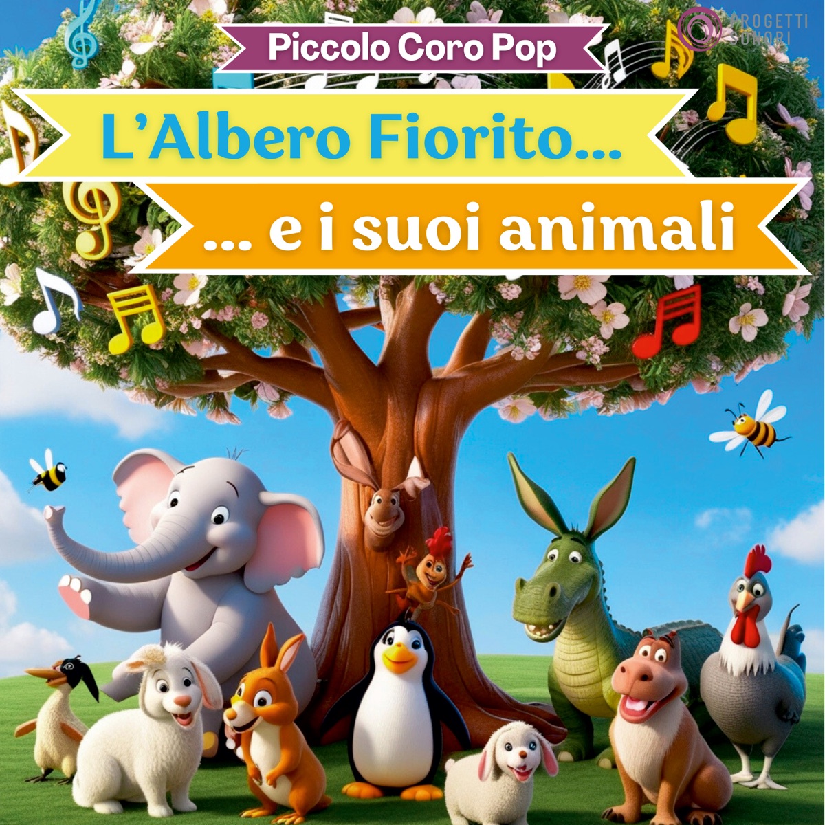 L'albero fiorito e i suoi animali by Piccolo Coro Pop album cover