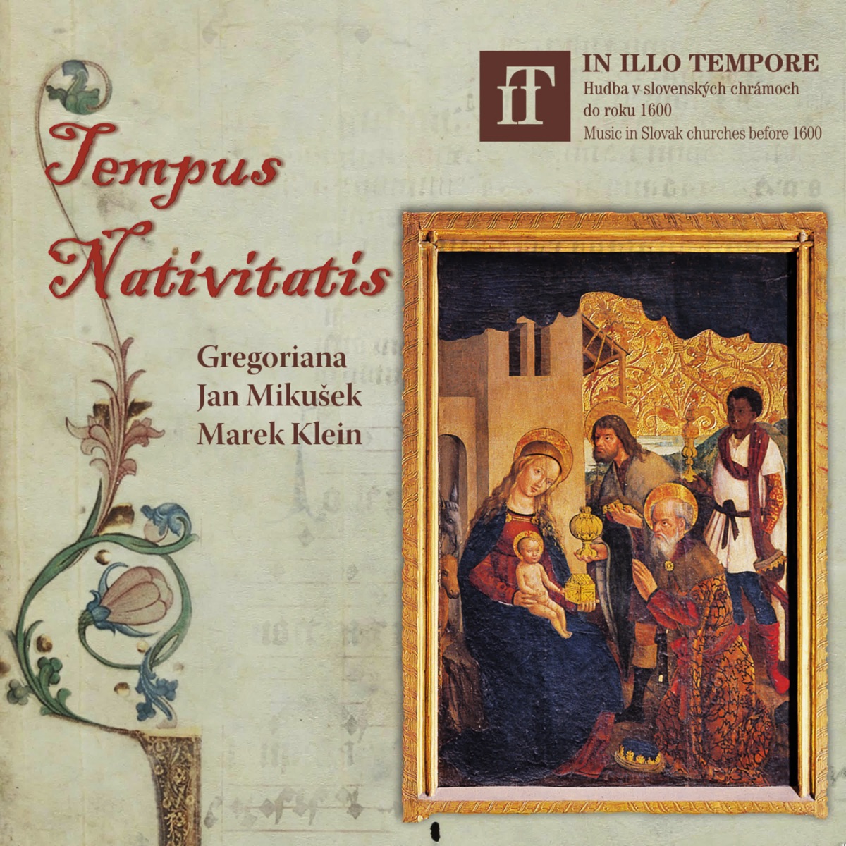 Tempus Nativitatis by Gregoriana, Jan Mikušek & Marek Klein album cover