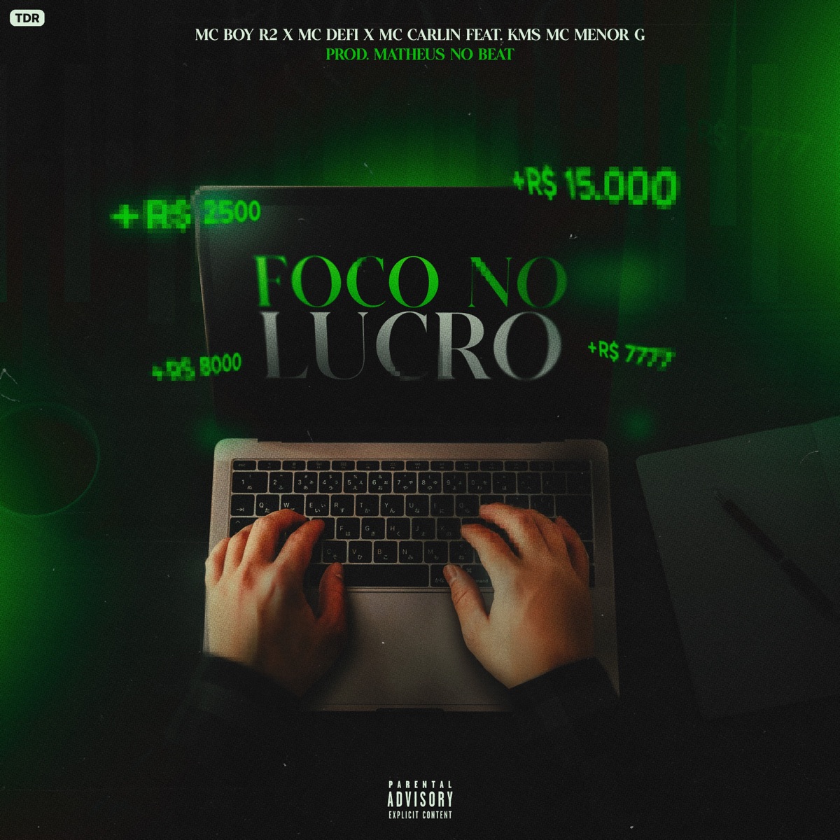 Foco No Lucro (feat. kms MC & MC MENOR G) - Single by MC Carlin, MC BOY R2 & MC DEFI album cover
