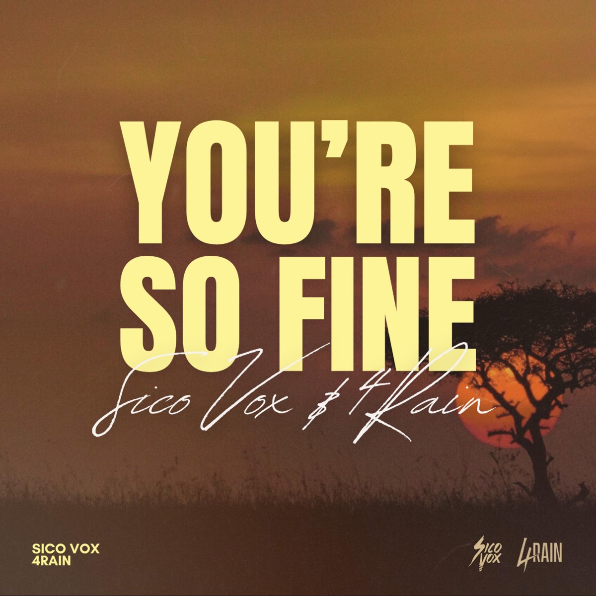 You're So Fine - Single by Sico Vox & 4Rain album cover