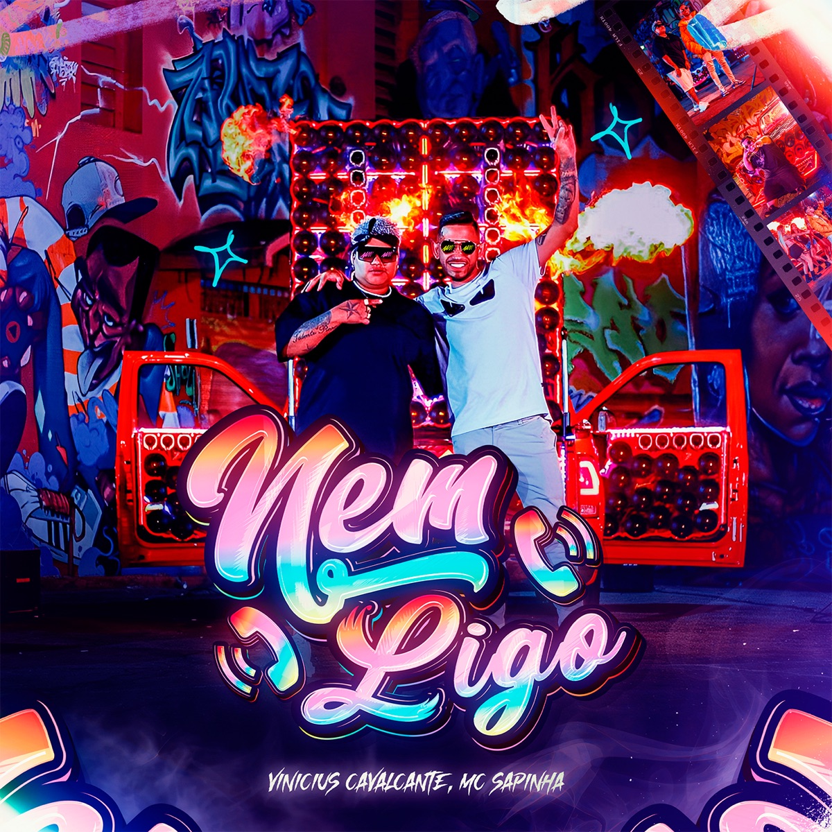 Nem Ligo - Single by Vinicius Cavalcante & Mc Sapinha album cover