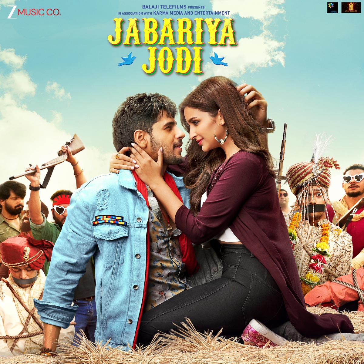 Jabariya Jodi (Original Motion Picture Soundtrack) by Tanishk Bagchi, Ashok Mastie, Sachet-Parampara, Vishal Mishra, Ramji Gulati, Channi Rakhala, Shabbir Ahmed, Rashmi Virag, Raj Shekhar, Siddharth - Garima & Kumaar album cover