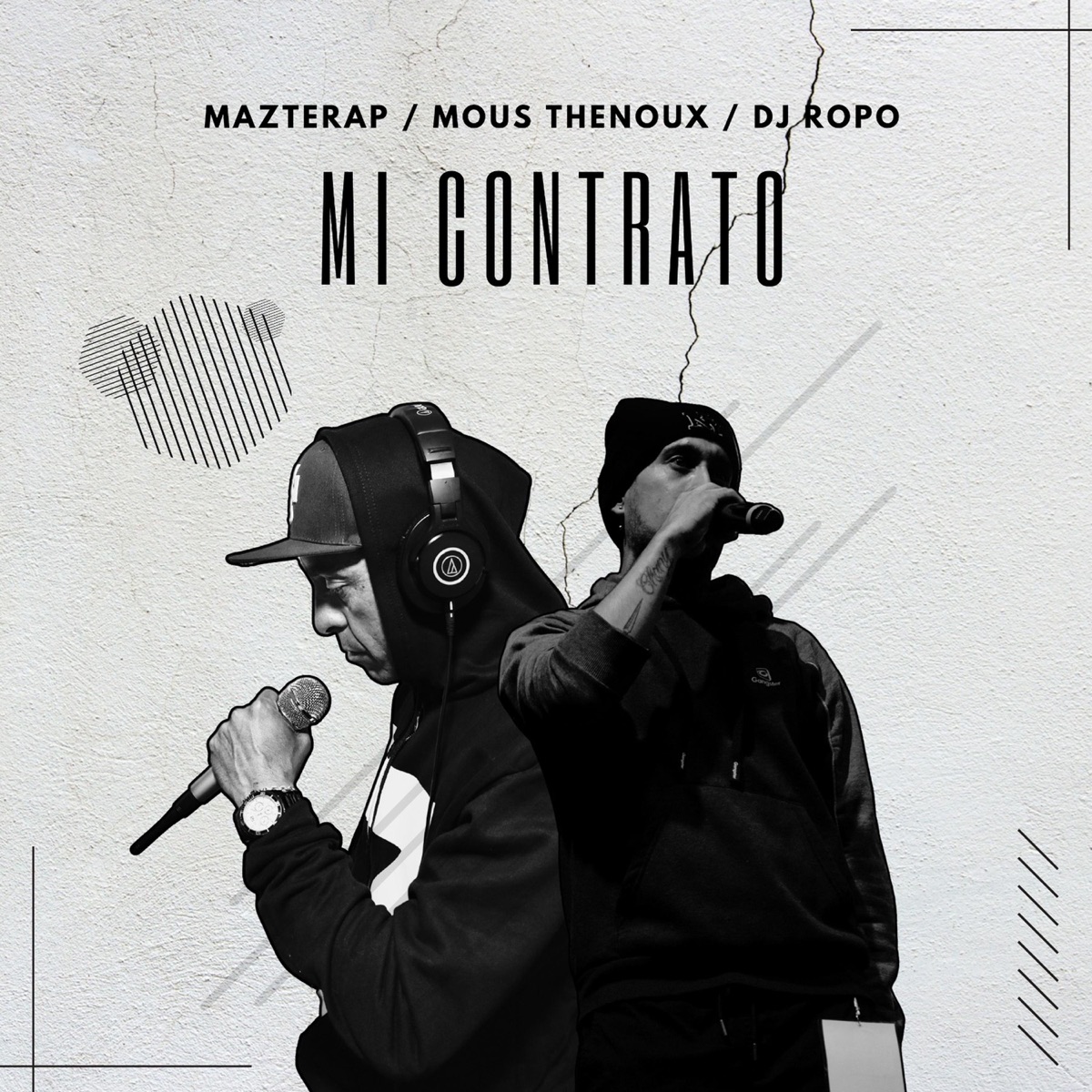 Mi contrato (feat. Mous Thenoux) - Single by Mazterap album cover