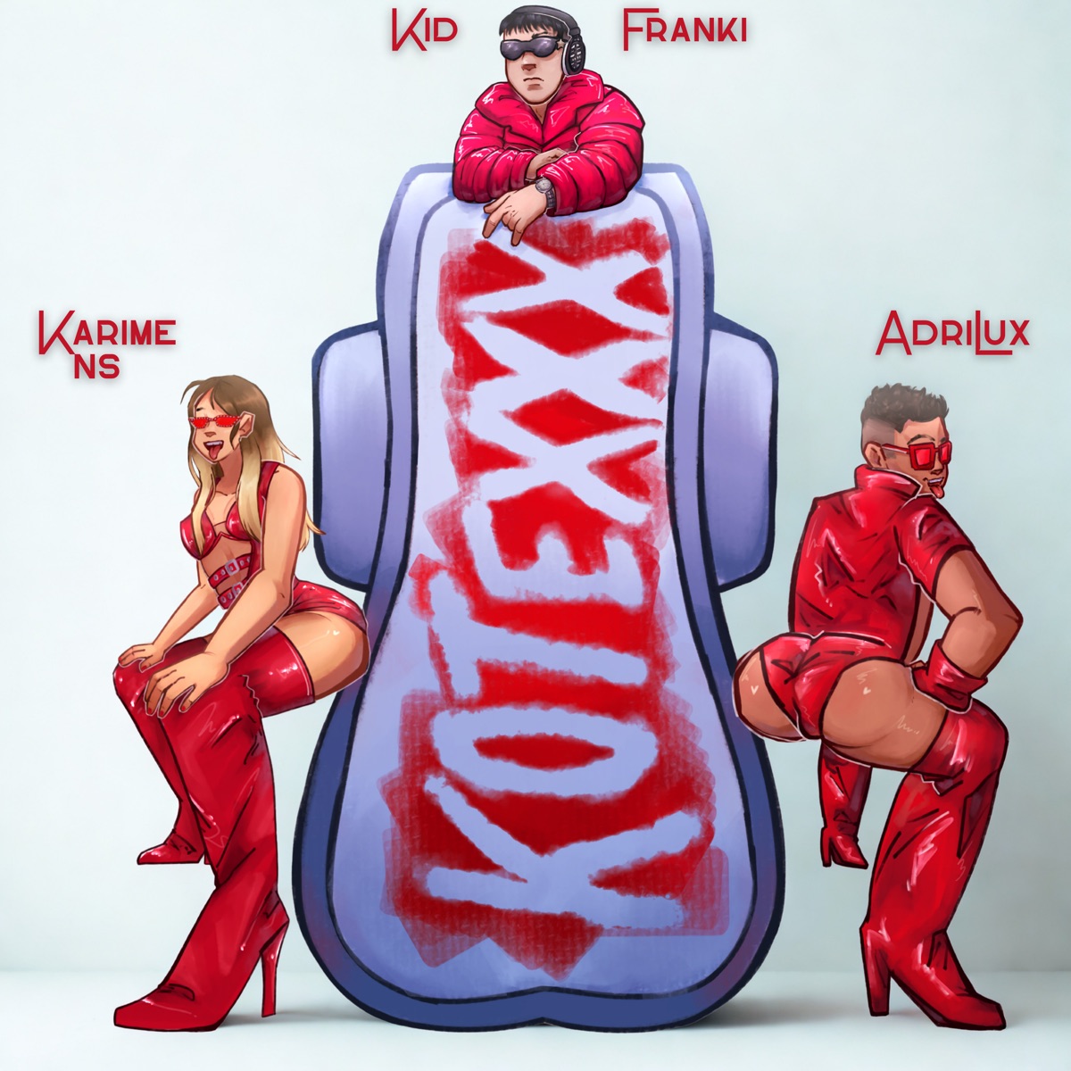 KOTEXXX - Single by Kid Franki, Karime NS & AdriLUX album cover
