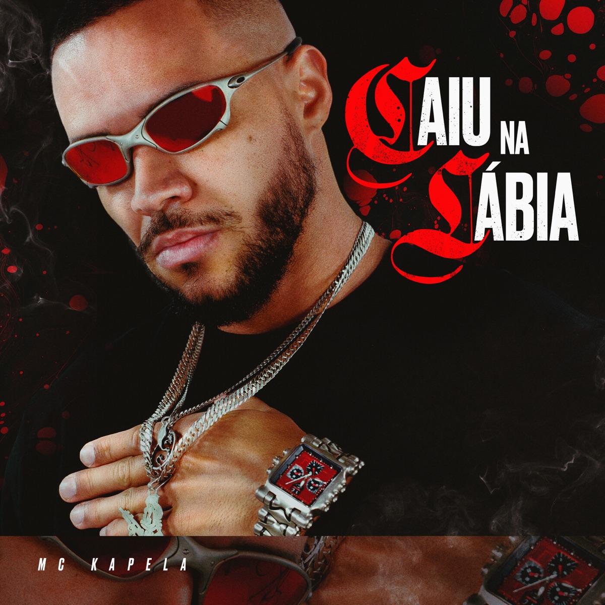 Caiu Na Lábia - Single by MC Kapela & Veiga no beat album cover