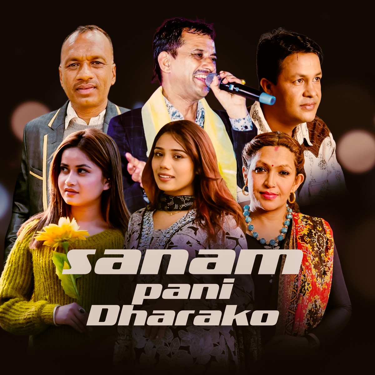 Sanam Pani Dharako (feat. Ghamesh Dulal, Bidur Ghorasaini & Aasha Lama Gyanmala) - EP by Nabaraj Ghorasaini, Elena Chauhan & Manisha Ghorasaini album cover