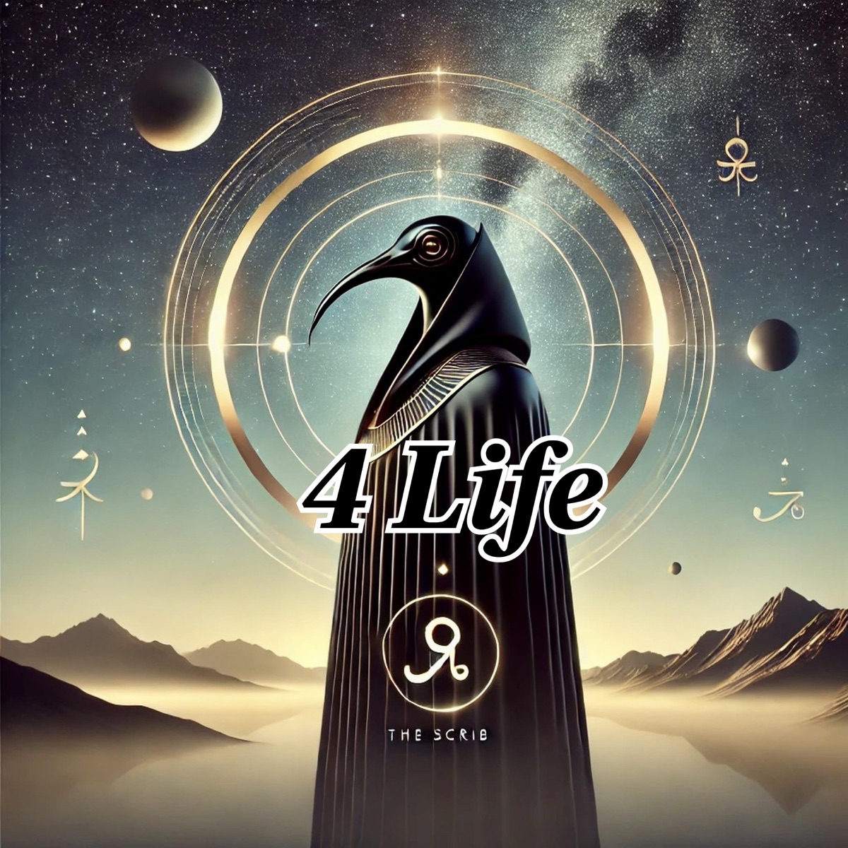 The Scrib - 4 Life - Single by Om Hu album cover
