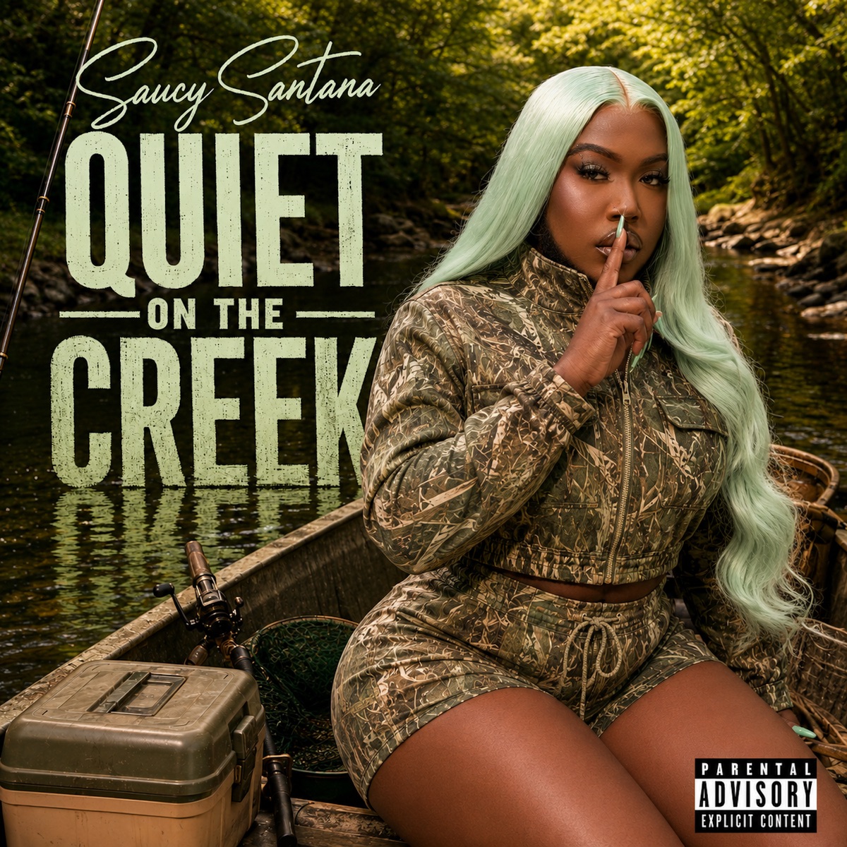 Quiet on the Creek - Single by Saucy Santana album cover