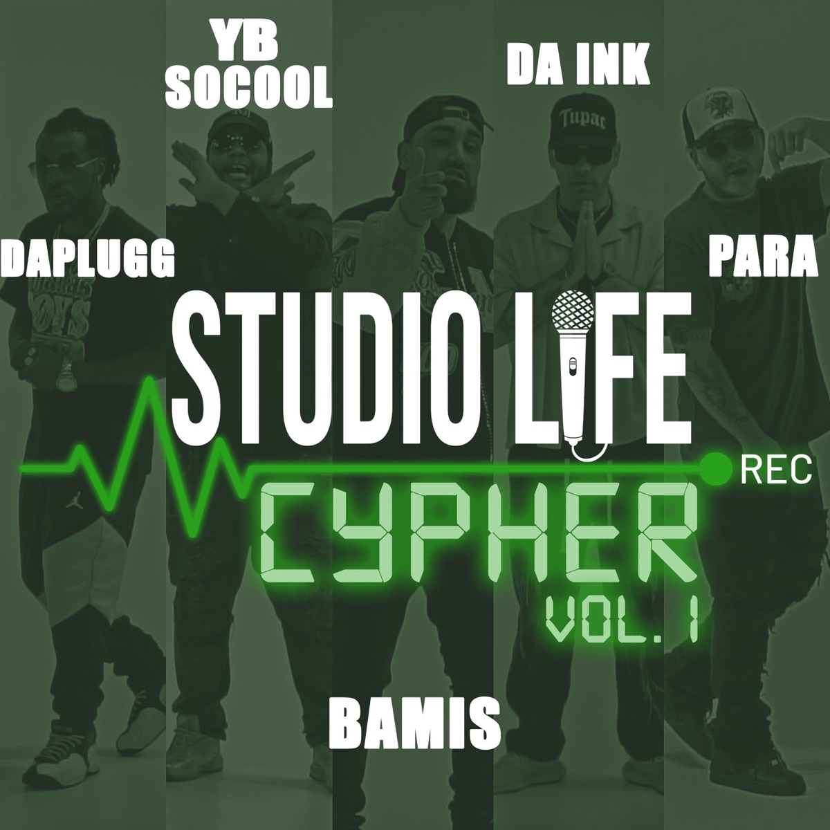 Studio Life Cypher vol. 1 (feat. Daplugg, YB socool, Para & Da Ink) - Single by Bamis album cover