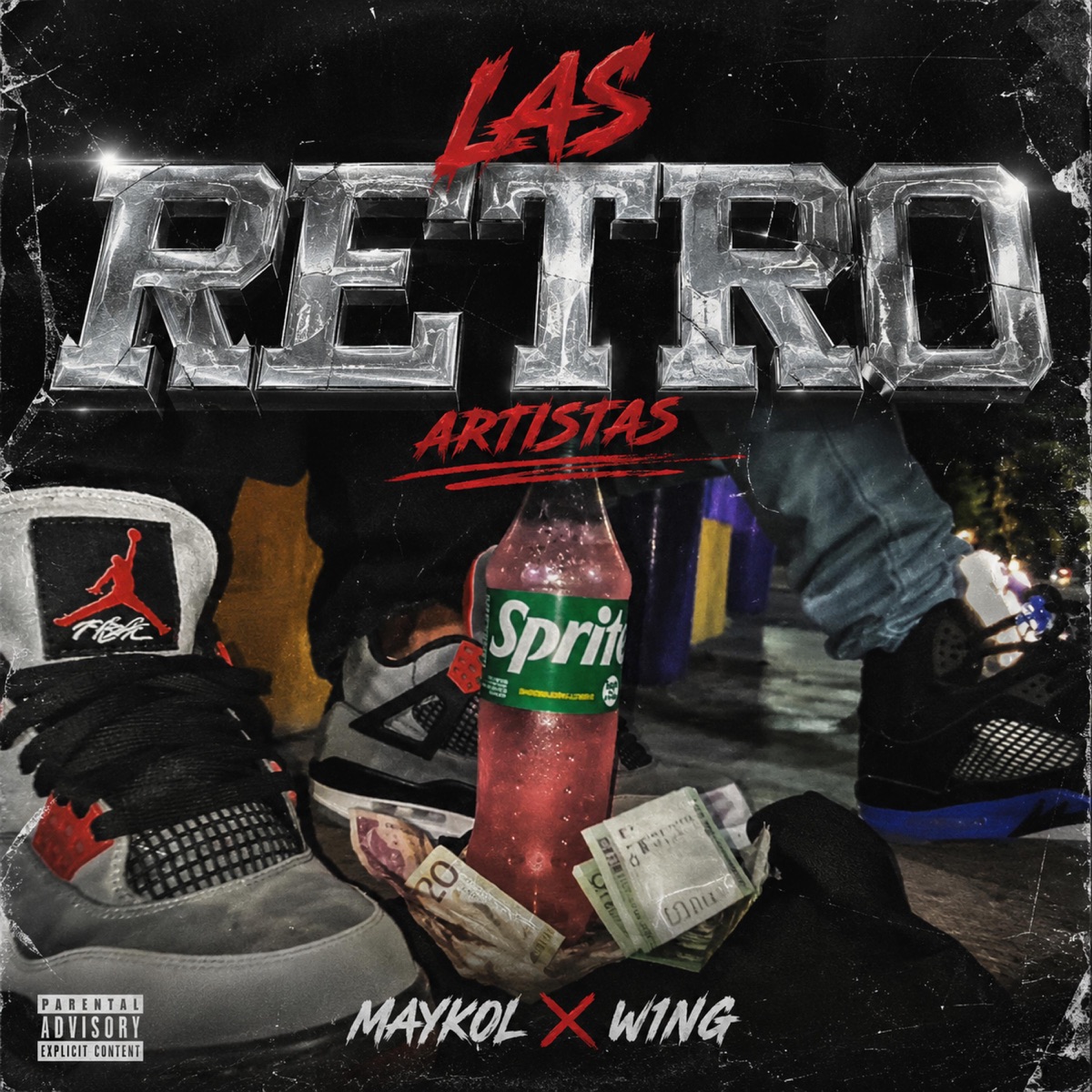 LAS RETRO (feat. W1NG) - Single by Maykol_Jhayco album cover