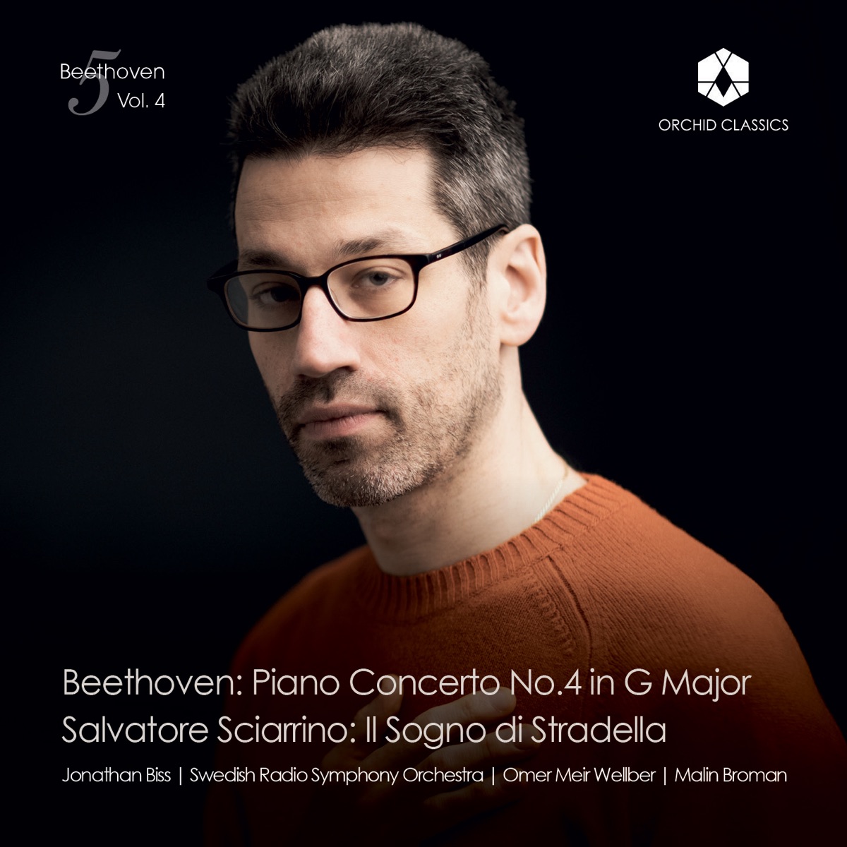 Beethoven 5, Vol. 4 by Jonathan Biss, Swedish Radio Symphony Orchestra, Malin Broman & Omer Meir Wellber album cover