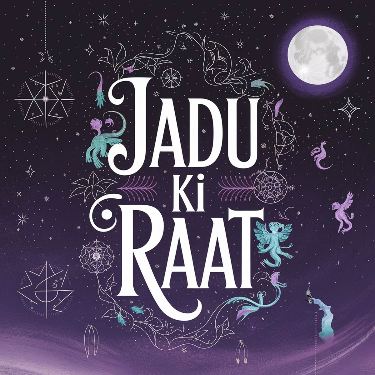 Jadu Ki Raat - Single by Farhad Gill, Music Violet Group & Amjad Hassan RJP album cover