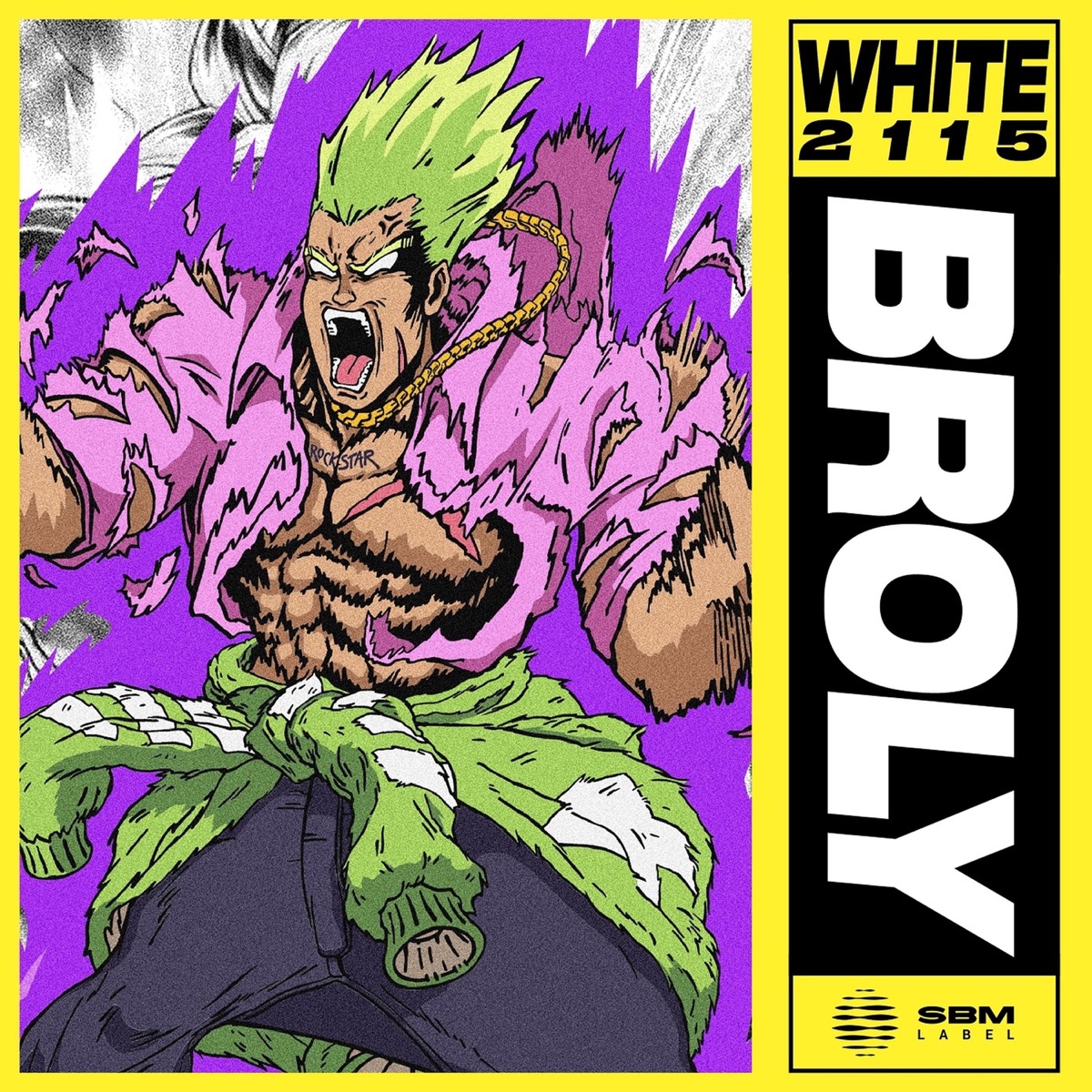 Broly - Single by White 2115 album cover