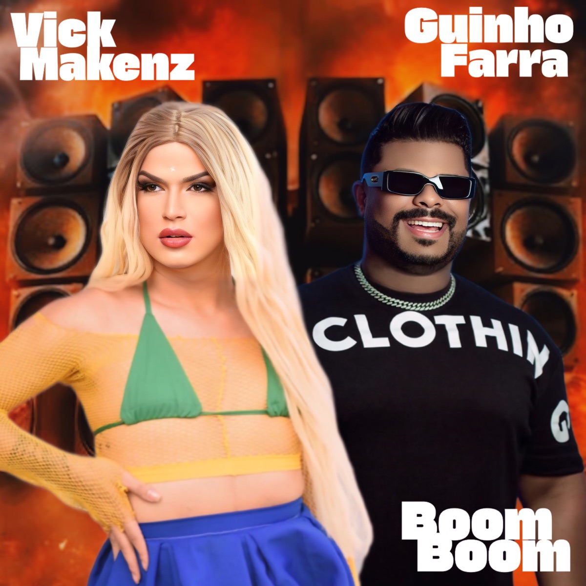 Boom Boom (feat. Guinho Farra) - Single by Vick Makenz album cover