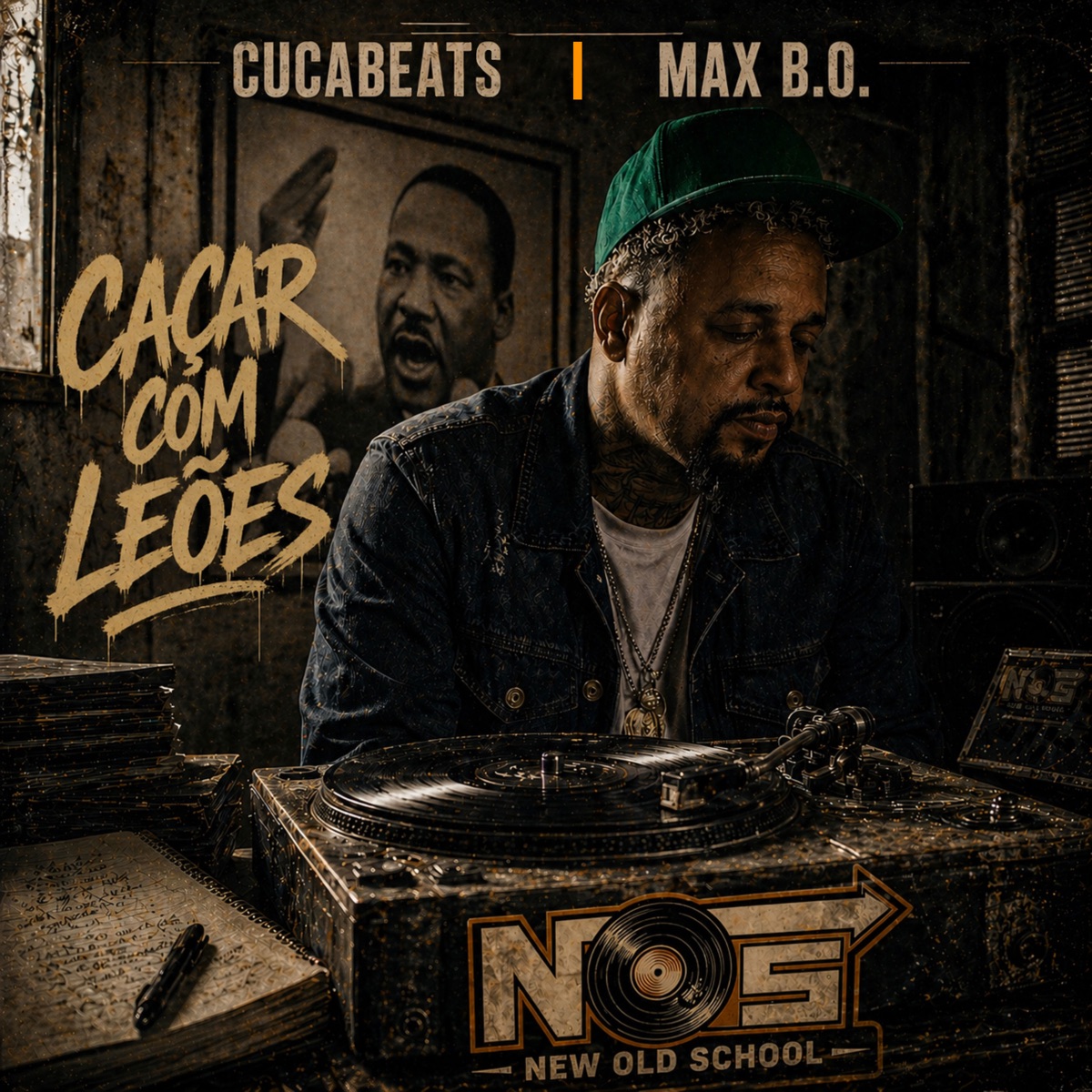 Caçar Com Leões - Single by Max B.O., cucabeats & New Old School album cover