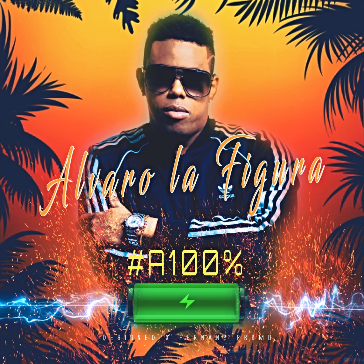 #A100% (feat. yery) - EP by Alvaro la Figura album cover