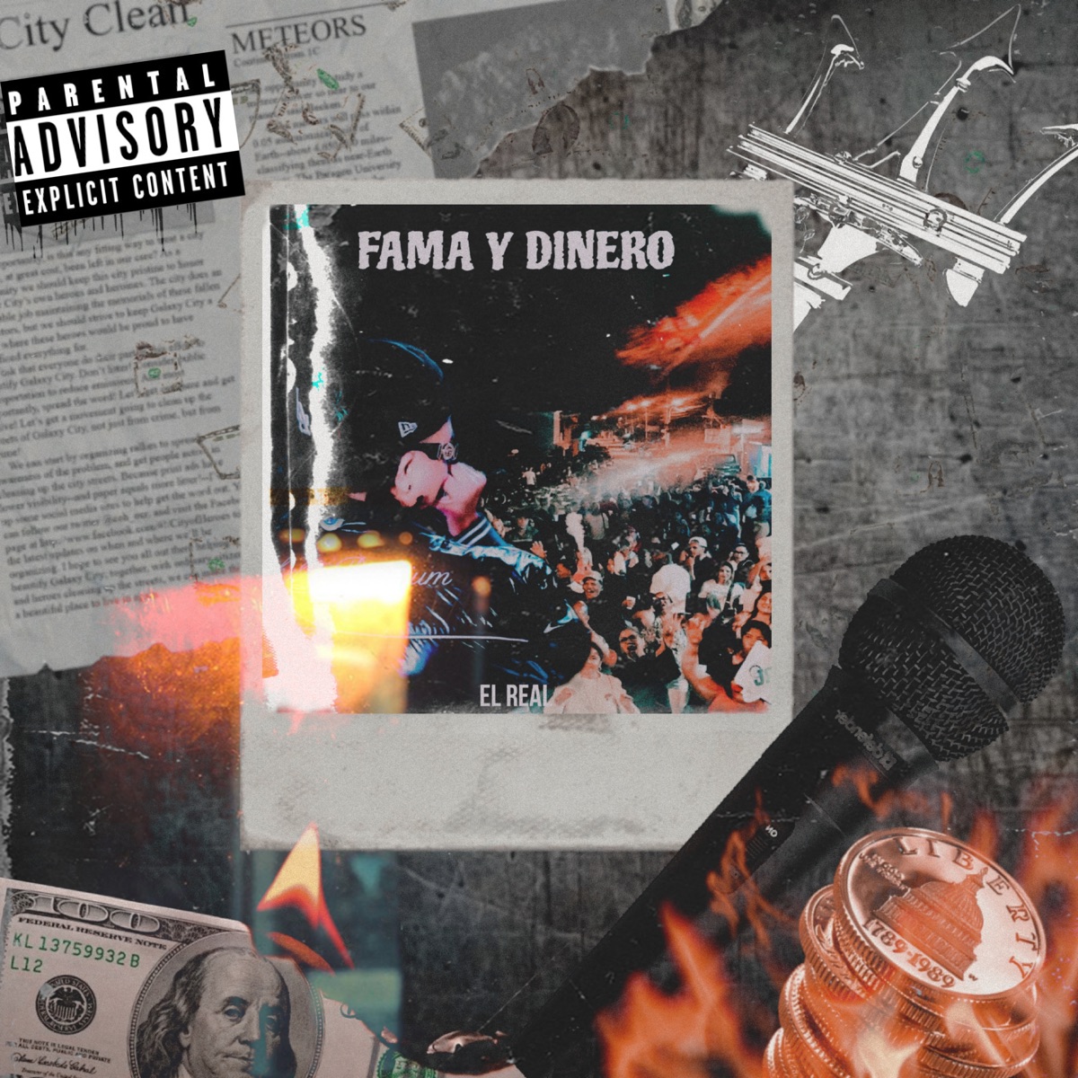 Fama y Dinero - Single by El Real album cover