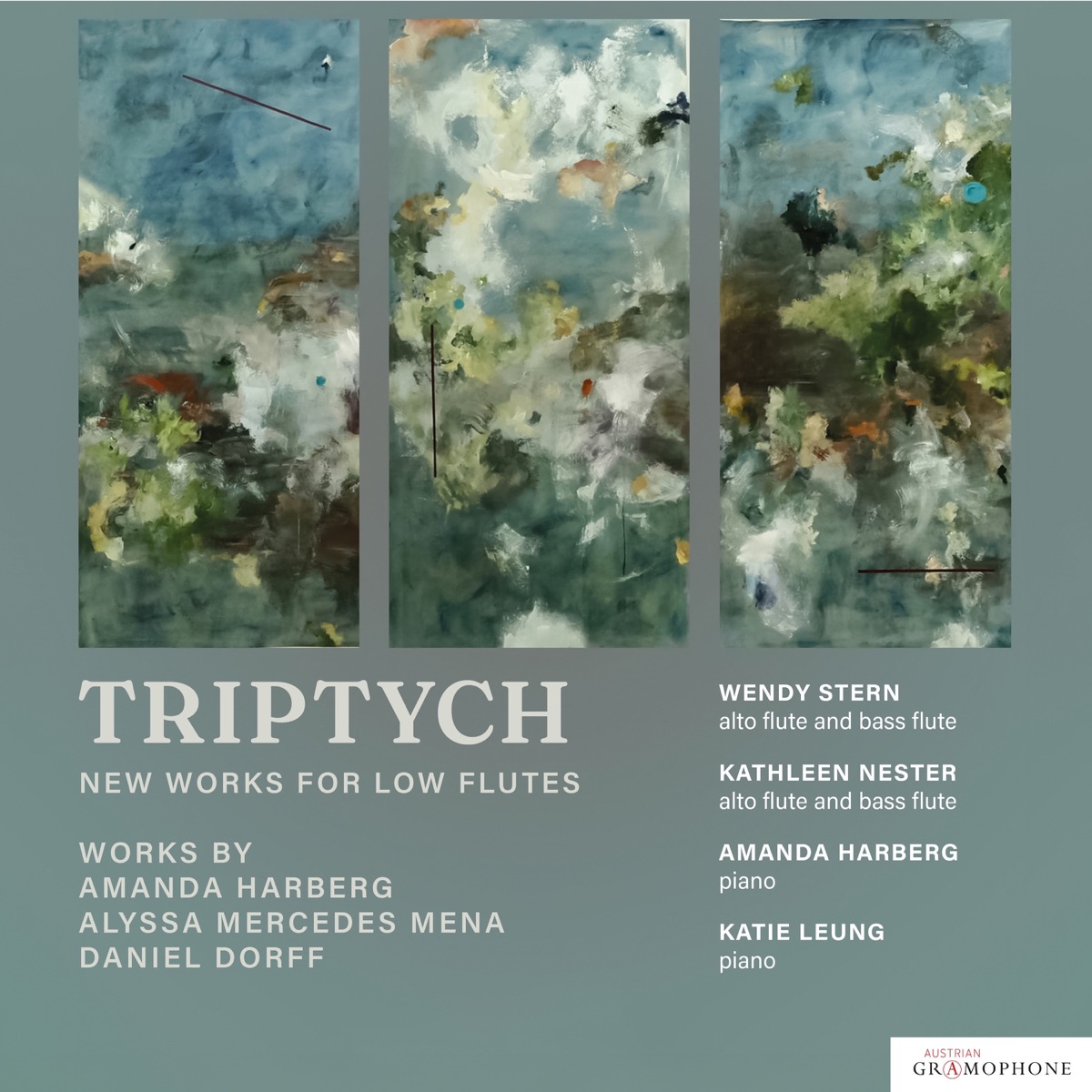 Triptych - New Works for Low Flutes by Wendy Stern, Kathleen Nester, Amanda Harberg & Katie Leung album cover