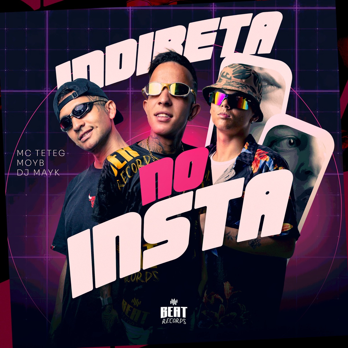 Indireta no Insta - Single by Mc Teteg, moyb & DJ Mayk album cover