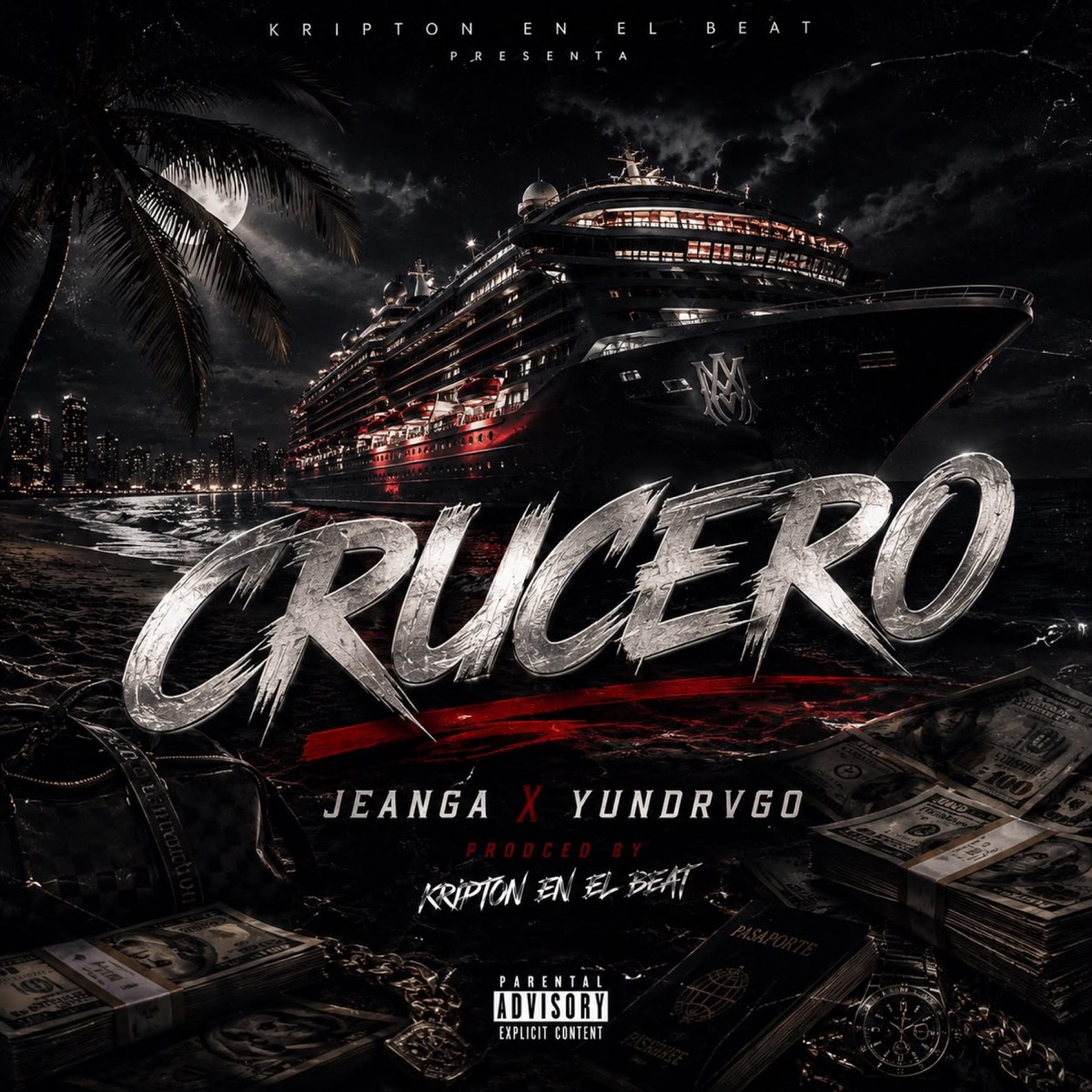 CRUCERO (feat. JeanGa & Yundrvgo) - Single by FLOWKRIPTON album cover