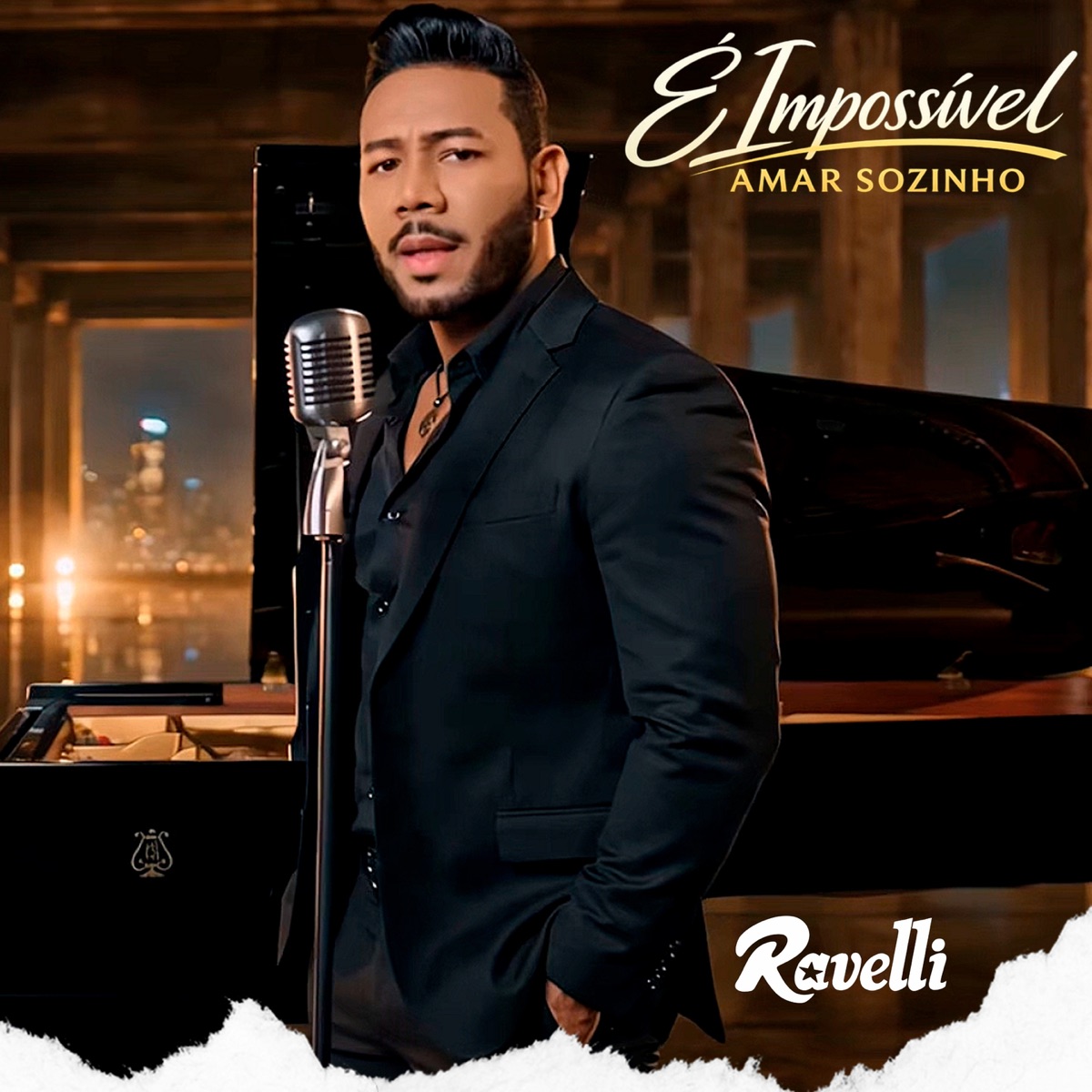 É Impossível Amar Sozinho - Single by Ravelli album cover