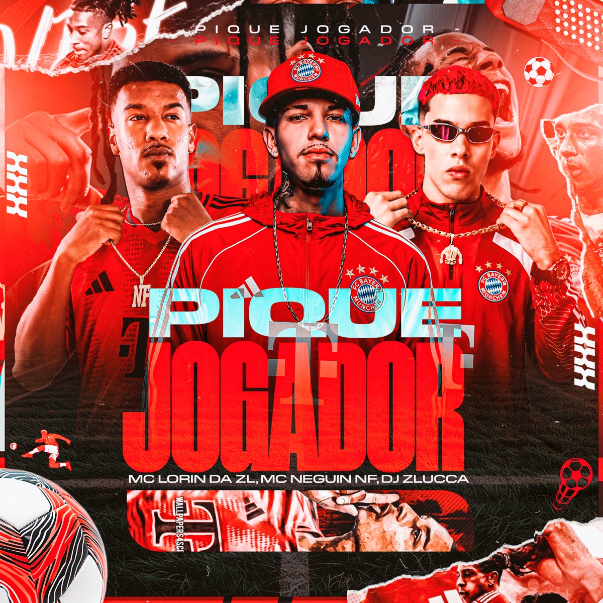 Pique Jogador - Single by MC LORIN DA ZL, MC NEGUIN NF & djzlucca album cover