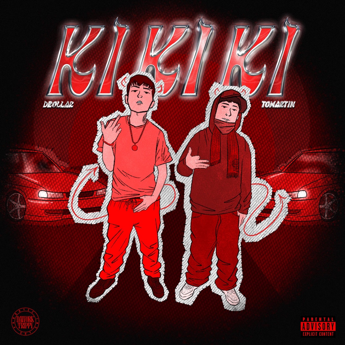 KI KI KI (feat. Drollar & Tomartin) - Single by Dawork Trippy album cover