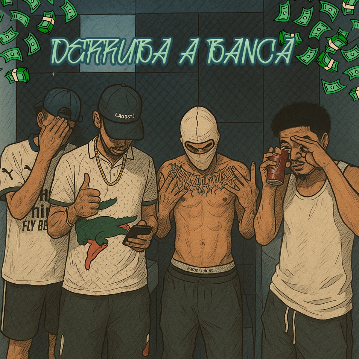 Derruba a Banca - Single by Ariê, Jota, RT & Jovem 7 album cover