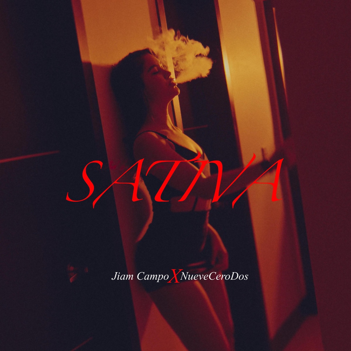 SATIVA (feat. NueveCeroDos) - Single by Jiam Campo album cover