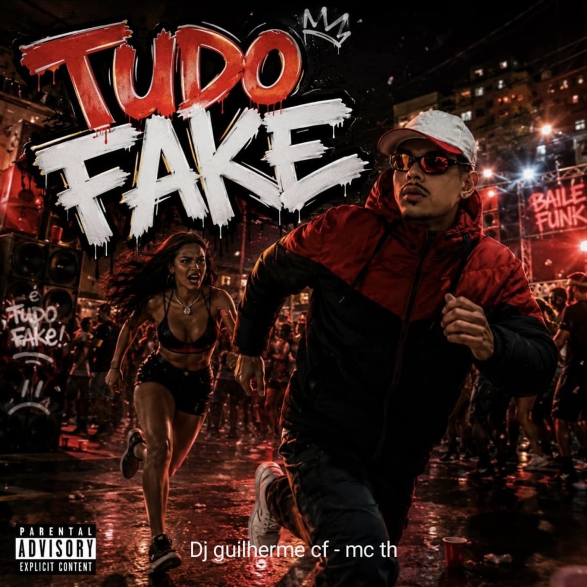 TUDO FAKE - Single by Dj Guilherme CF & MC TH album cover