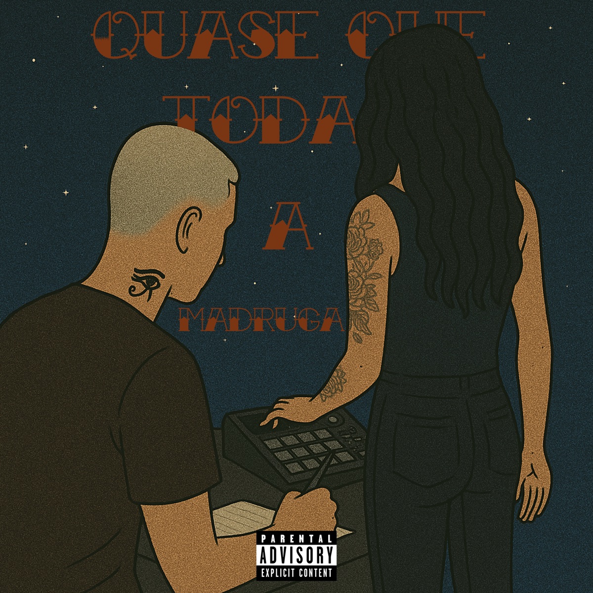 Quase Que Toda a Madruga - Single by Lombrado, Haze Vision & LiaBeats album cover