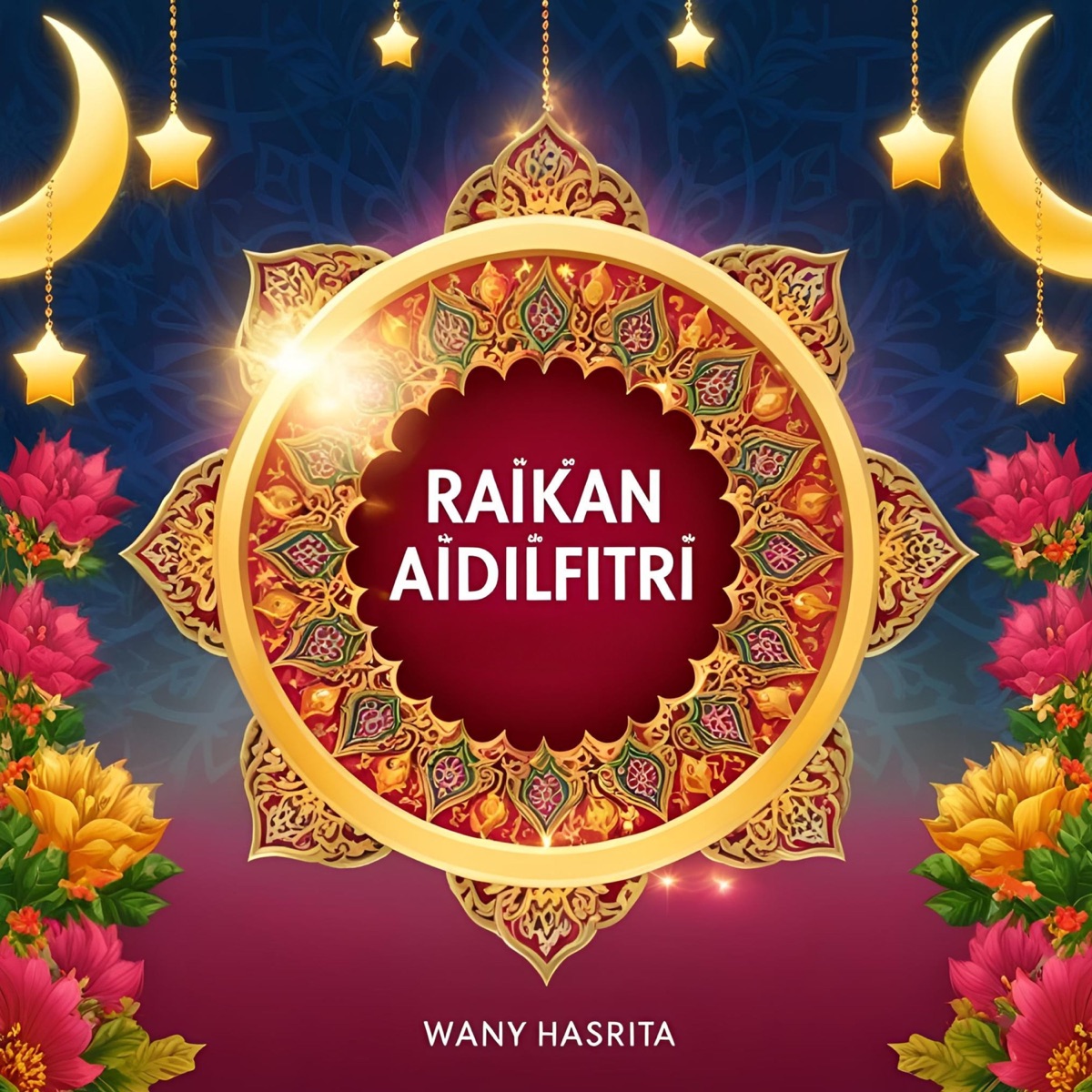 Raikan Aidilfitri - Single by Wany Hasrita album cover