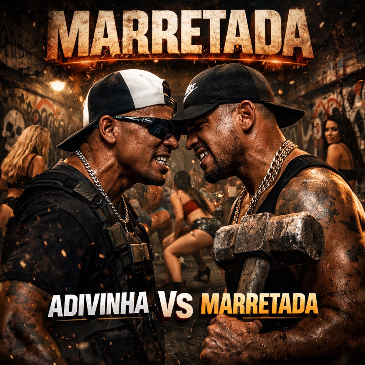 ADIVINHA x MARRETADA, MARRETADA - Single by DJ WR O UNICO & DJ WR DO TREM BALA album cover