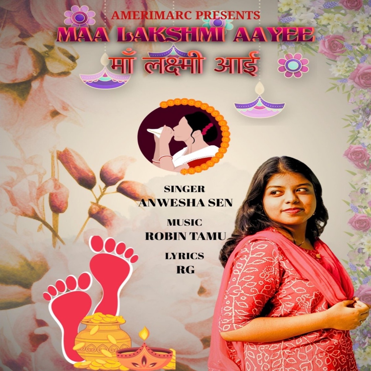 Maa Lakshmi Aayee - Single by Anwesha Sen, Robin Tamu & R&G album cover