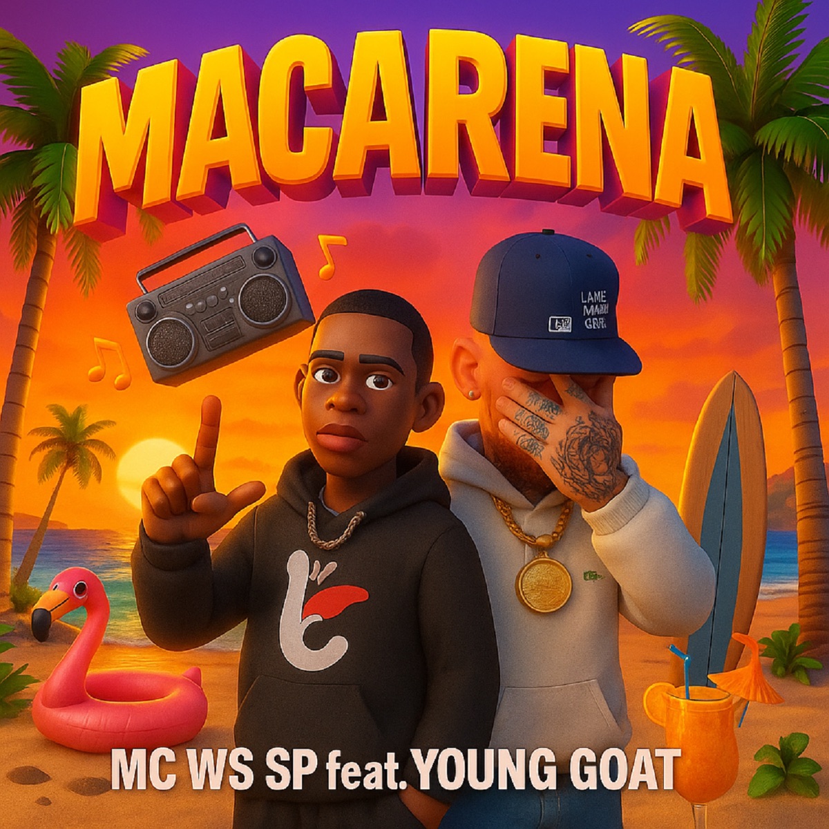 MACARENA (feat. YOUNG GOAT) - Single by MC WS SP album cover