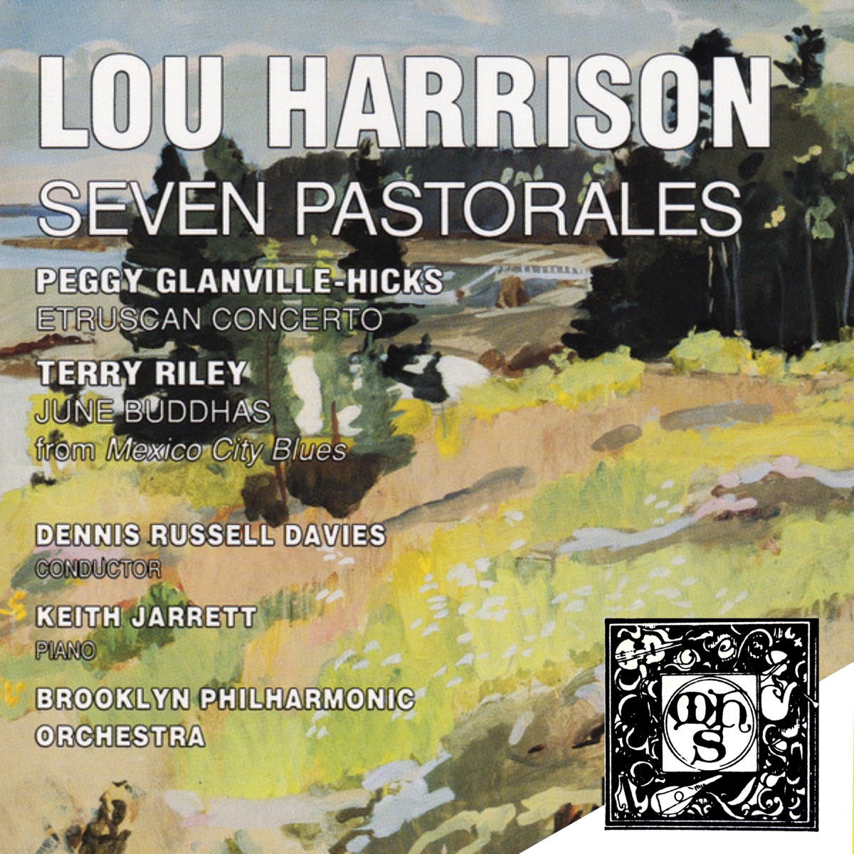 Lou Harrison: Seven Pastorales by Keith Jarrett, Brooklyn Philharmonic Orchestra & Dennis Russell Davies album cover