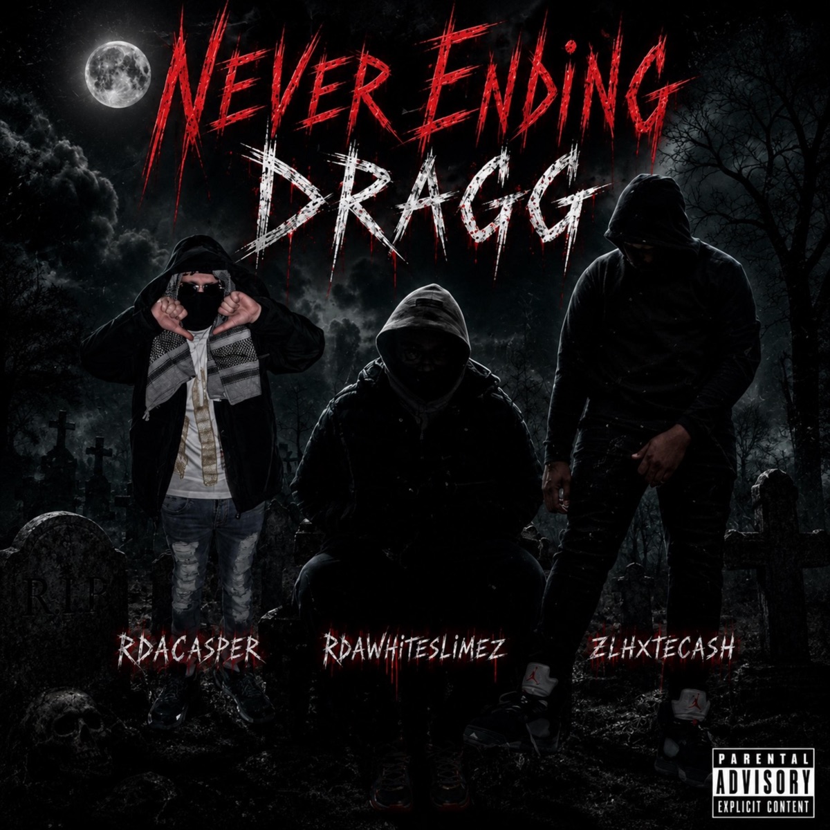 Never Ending Dragg (feat. RDA Casper & RDAwhiteslimez) - Single by zlhxtecash album cover