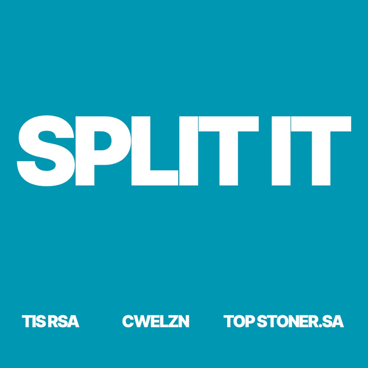 SPLIT IT (feat. Cwelzn & Top Stoner S.A) - Single by TIS RSA album cover